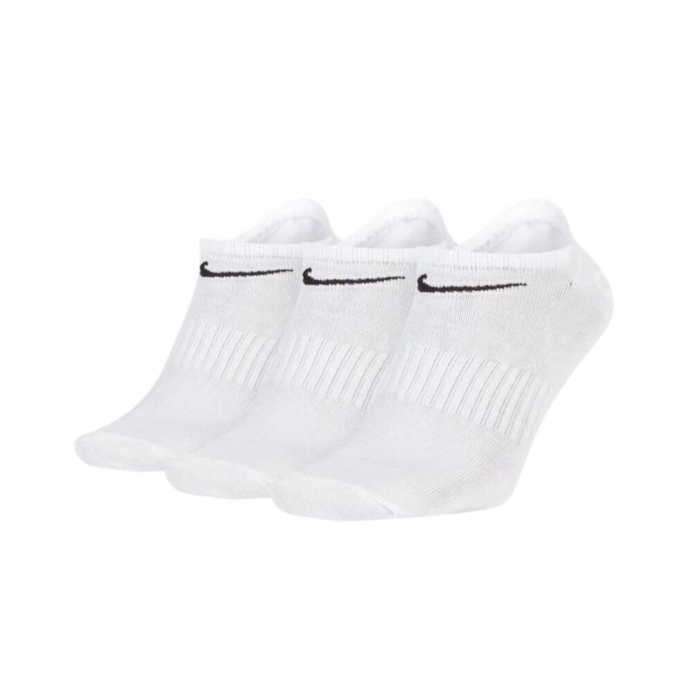 Nike Childrens/Kids Lightweight No-Show Socks (Pack of 3) / White
